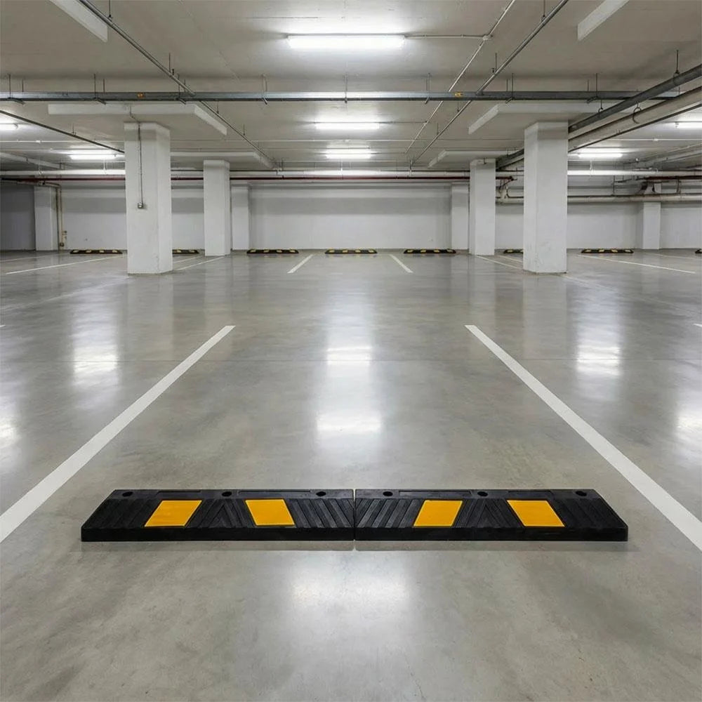 183 cm Compound Otopark Stoperi | İki Parçalı Araç Durdurucu