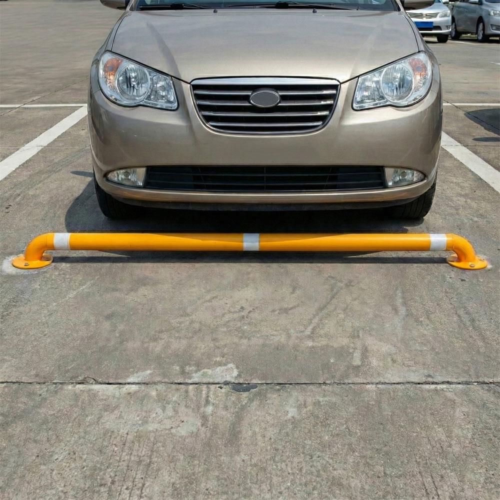 180 cm Sarı Demir Otopark Stoperi | Metal Araç Durdurucu