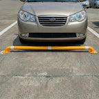 180 cm Sarı Otopark Demiri | 76 mm Kalın Metal Stoper