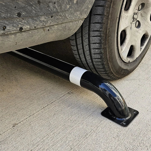 180 cm Metal Stoperi | Siyah Otopark Demiri
