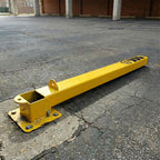 Sarı Kilitli Otopark Direği 60 cm Yatar Tip Park Bariyeri