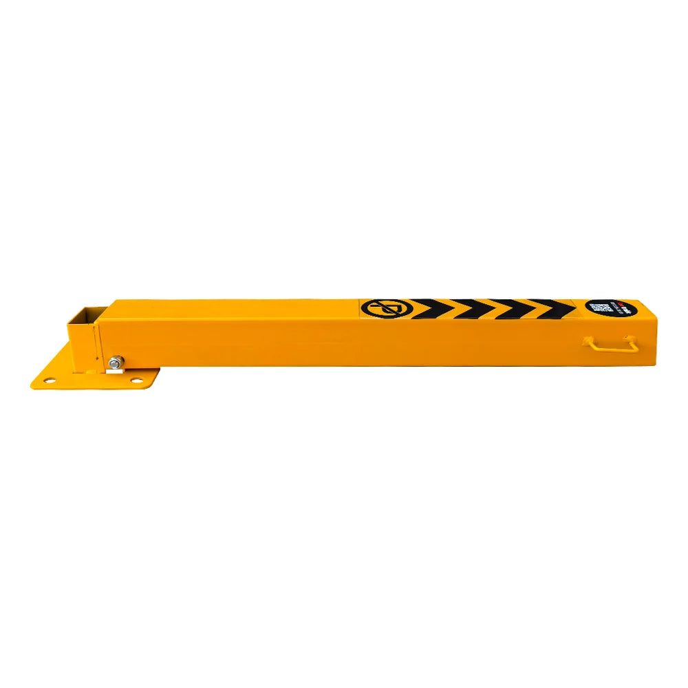 Sarı Kilitli Otopark Direği 60 cm | Katlanabilir Tip Park Bariyeri