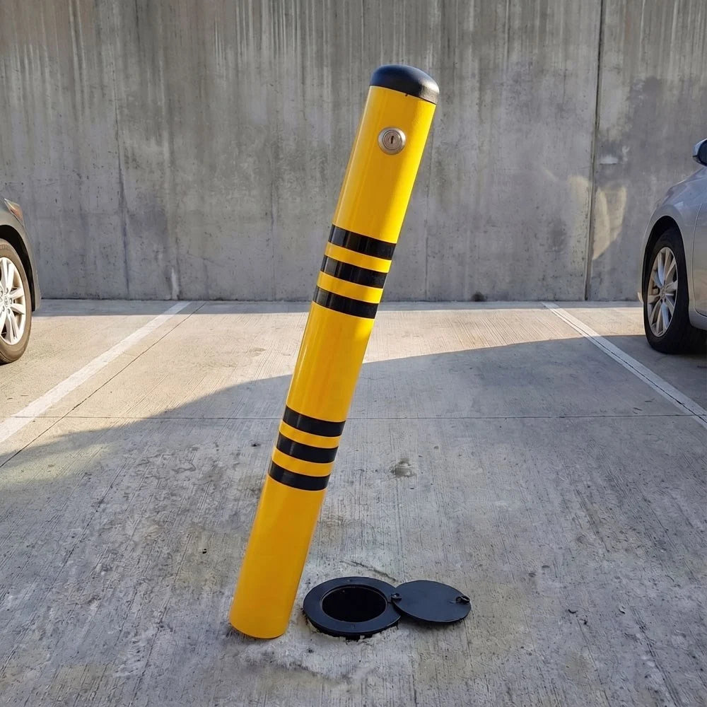 Çıkan Tip Ankrajlı Otopark Direği 70 cm | Gömme Bariyer