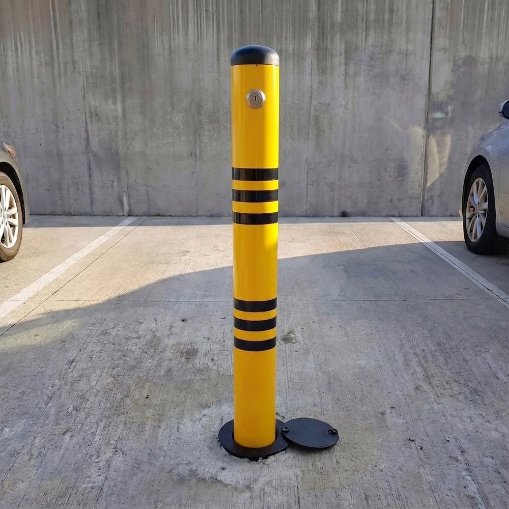 Çıkan Tip Ankrajlı Otopark Direği 70 cm | Gömme Bariyer