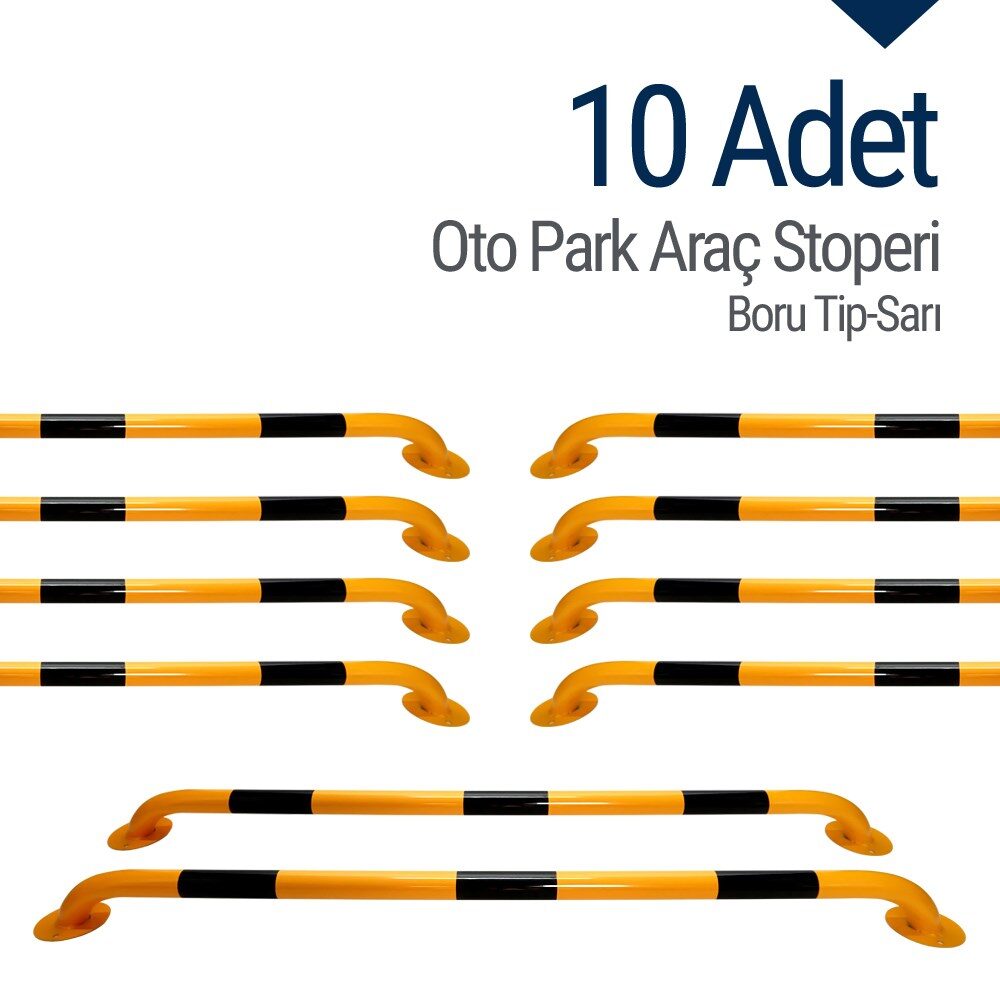 Oto Park Araç Stoperi 200x13cm 60mm - PL-07-150-SR SET