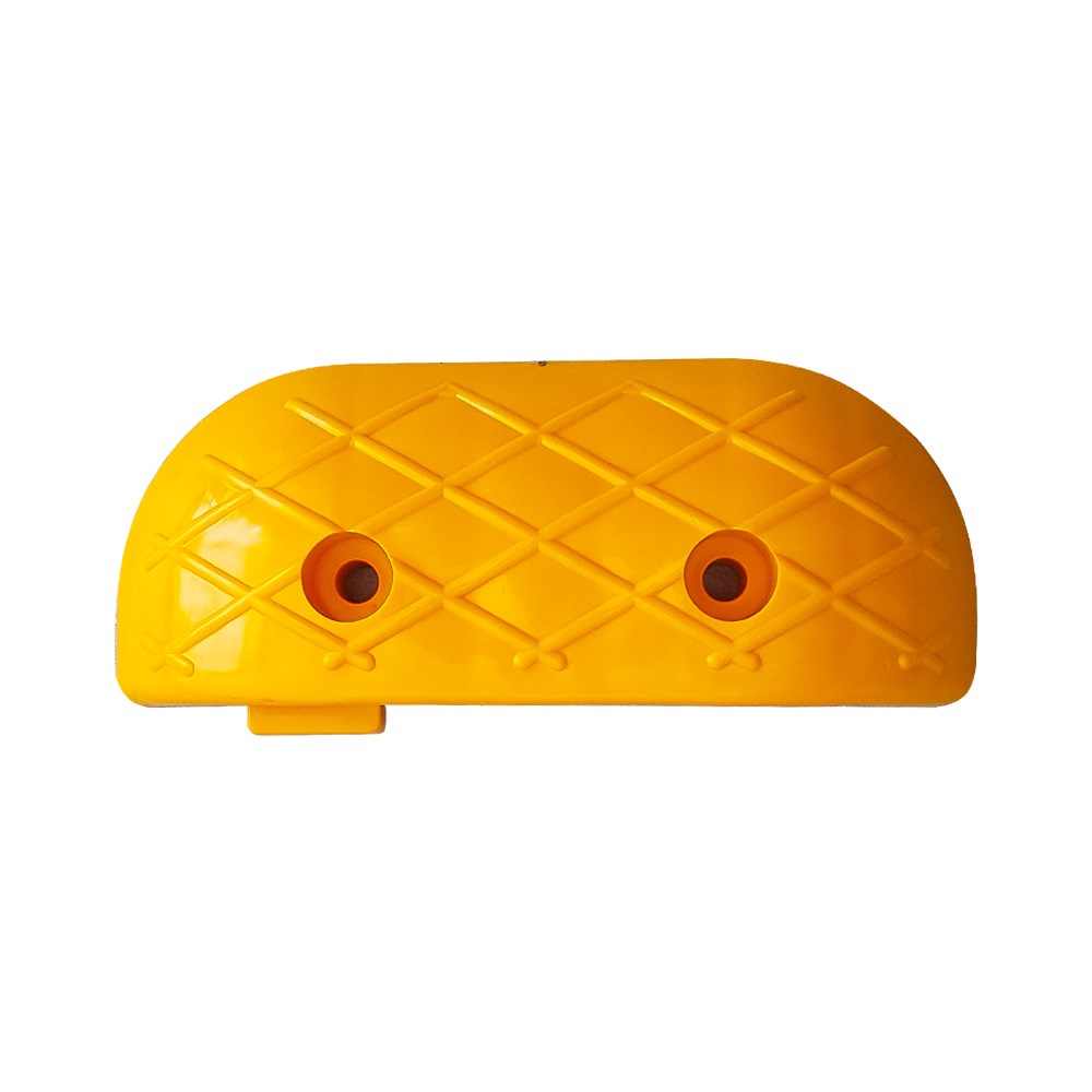 Yüksek Etkili Hız Kesici Kapağı, Yol Kasisi Kapağı 25 x 10 x 5 cm Sarı